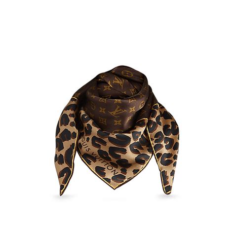 louis vuitton monogram scarf dune|louis vuitton animal print scarf.